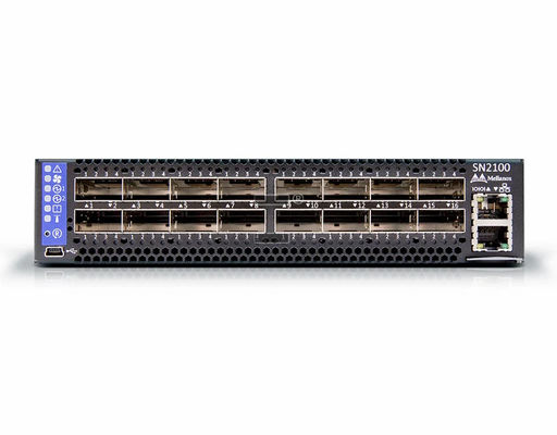 SN2100 100 GbE Switch 16x 100 GbE QSFP28 Σύνδεση ταχύτητας για μεγάλες επιχειρήσεις