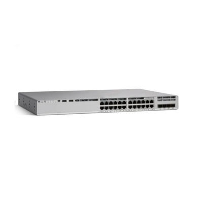 24 θύρες PoE 4x1G uplink Switch C9200L-24P-4G-E σειρά 9200 με LACP και κατάσταση αποθέματος
