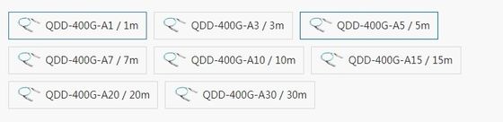 Συνεργαζόμενο με την Mellanox QDD-400G-A10 ενεργό οπτικό καλώδιο για ταχεία μετάδοση δεδομένων