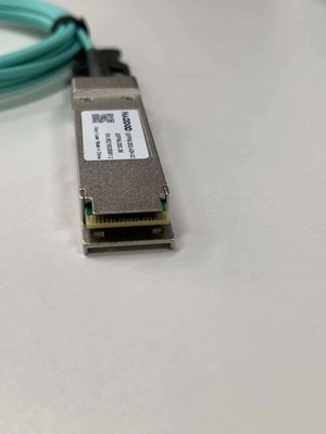 Συνεργαζόμενο με την Mellanox QDD-400G-A10 ενεργό οπτικό καλώδιο για ταχεία μετάδοση δεδομένων