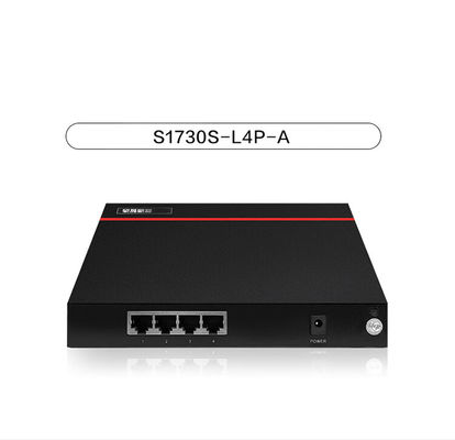 4 θύρες PoE Ethernet Switch S1730S-L4P-A για επικοινωνία Full Duplex Half Duplex
