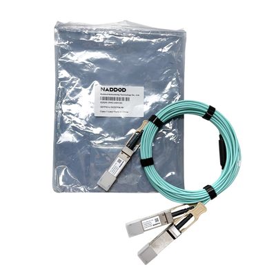 15m 200Gb/S 400Gb/S QSFP-DD IB HDR ενεργό οπτικό καλώδιο καλώδιο AOC για Mellanox
