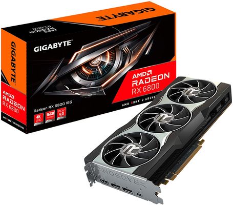 GDDR6 256 Bit κάρτα GPU RX 6800 XT 2NS κάρτα βίντεο gaming