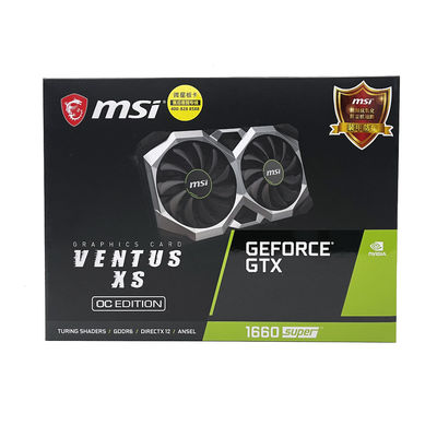 AMD Chipset MSI 1660 Super GPU Card 6GB Γραφικές κάρτες Βίντεο 192 Bit