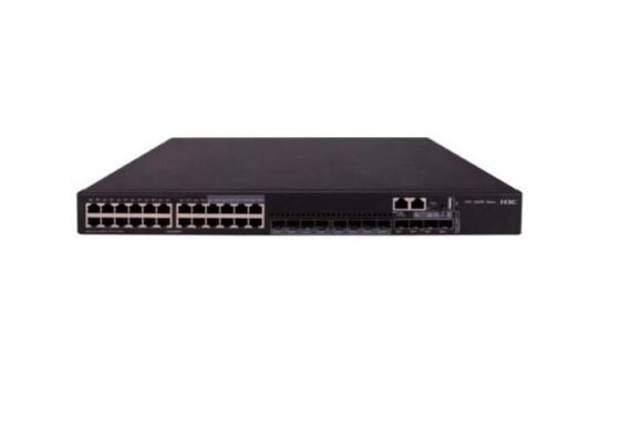 Ταχύτητα μετάδοσης 10/100/1000Mbps H3C LS-S5130S-28S-HPWR-EI Fiber Network Poe Switch