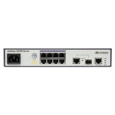 S2700-9TP-SI-AC 8 θύρες Ethernet 10/100 διακόπτης δικτύου με χωρητικότητα διακόπτη 32 Gbit/s