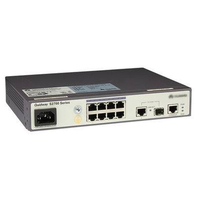 S2700-9TP-SI-AC 8 θύρες Ethernet 10/100 διακόπτης δικτύου με χωρητικότητα διακόπτη 32 Gbit/s